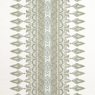Thibaut Akola Stripe Fabric in Green